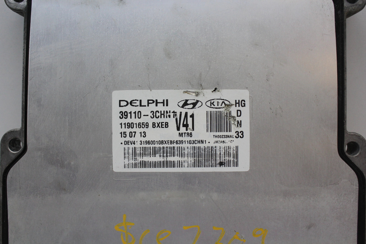 12-14 Hyundai Azera 3.3L 39110-3CHN1 Computer Engine Control ECU ECM Module 12-14 Hyundai Azera 3.3L 39110-3CHN1 Computer Engine Control ECU ECM Module