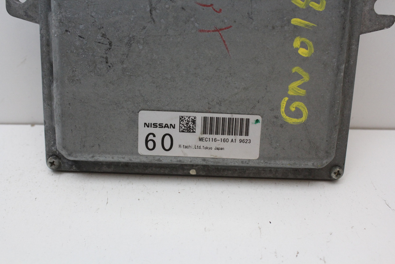 09 2009 Nissan Murano MEC116-160 A1 Computer Engine Control ECU ECM EBX Module 09 2009 Nissan Murano MEC116-160 A1 Computer Engine Control ECU ECM EBX Module