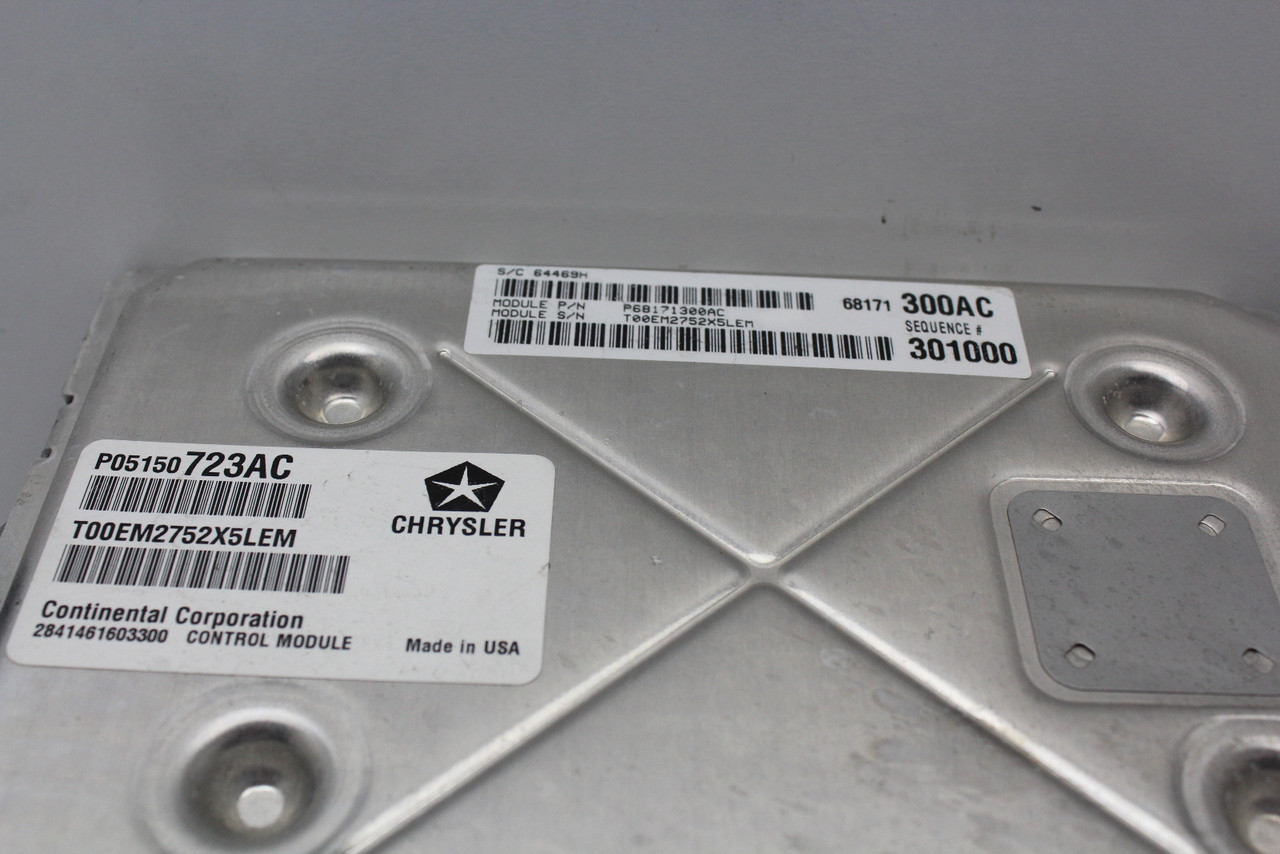 2013 13 Dodge Charger P68171300AC Computer Brain Engine Control ECU ECM Module