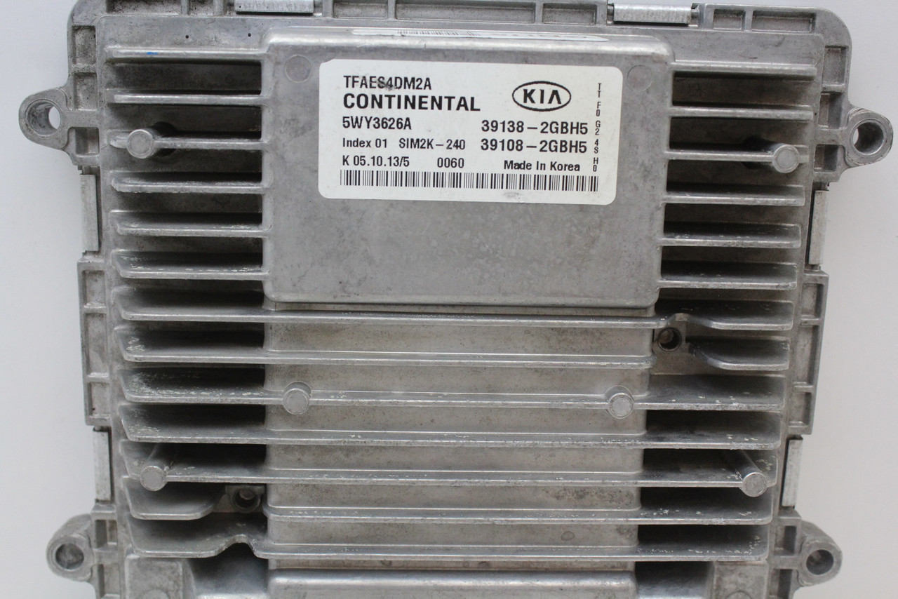 14 15 Kia Optima 39108-2GBH5 Computer Brain Engine Control ECU ECM EBX Module