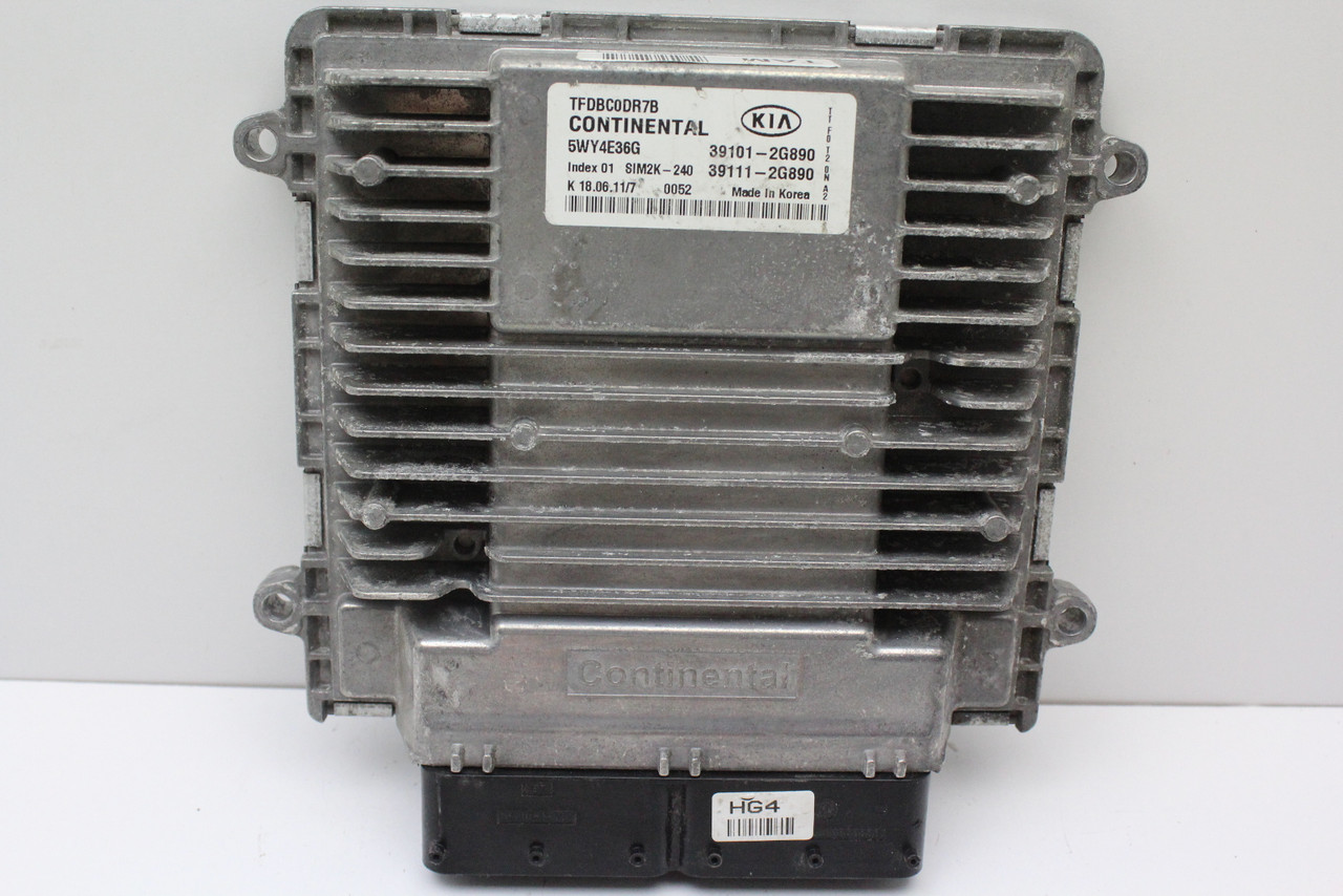 11-13 Kia Optima 39111-2G890 Computer Brain Engine Control ECU ECM EBX Module