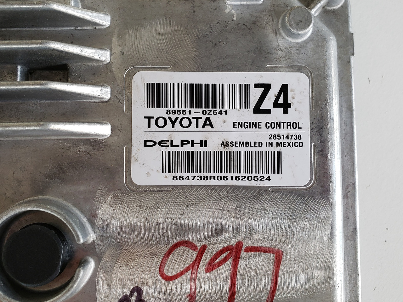 2016 Toyota Corolla 89661-0Z641 Computer Brain Engine Control ECU ECM EBX Module