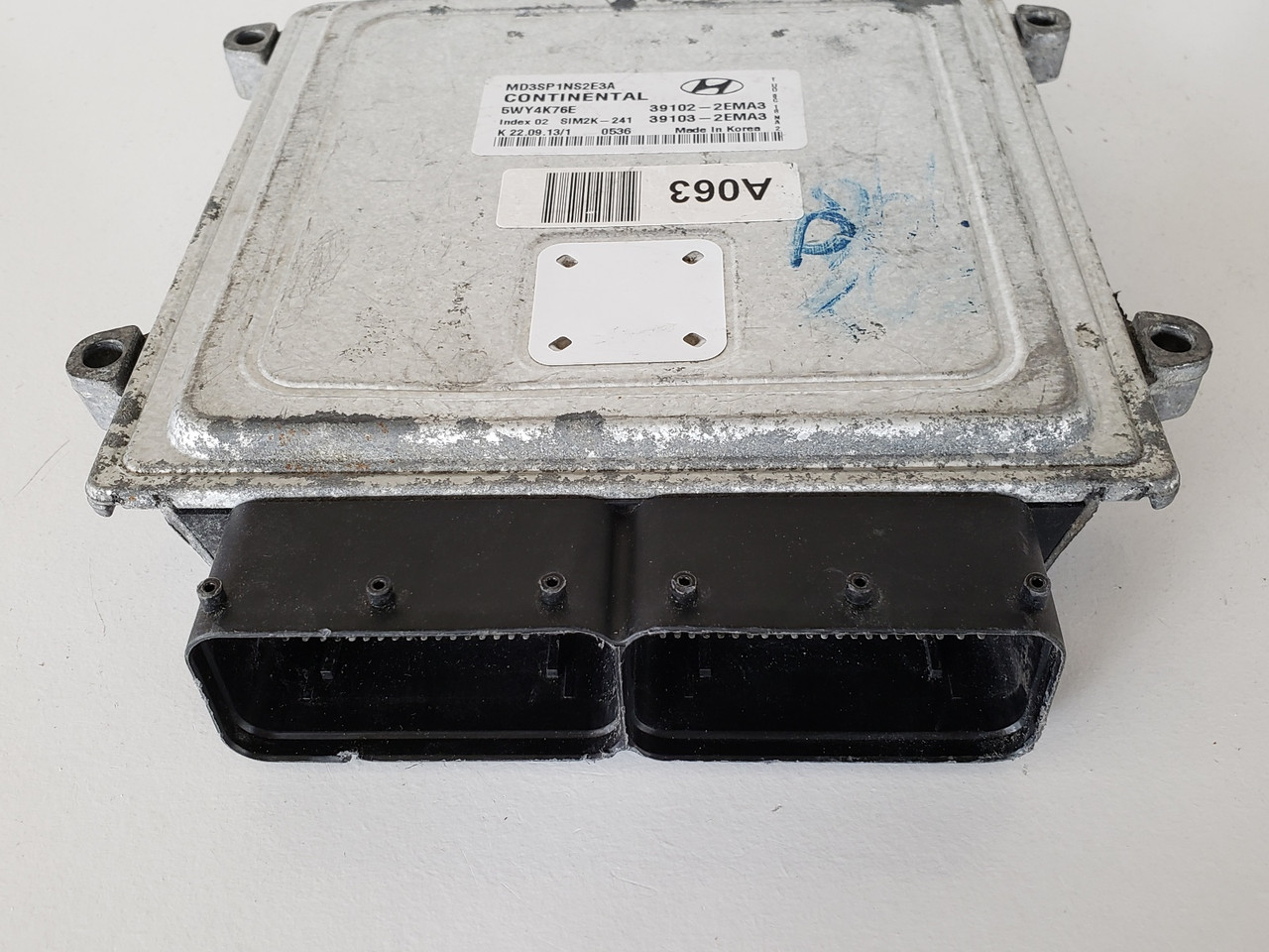 2011-2013 Elantra 39103-2EMA3 Computer Brain Engine Control ECU ECM EBX Module