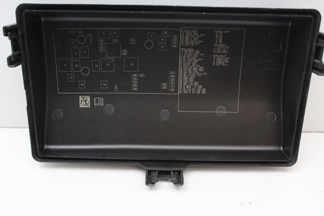 10 11 Cadillac SRX 3.0L 15896994 Fusebox Fuse Box Relay Unit Module