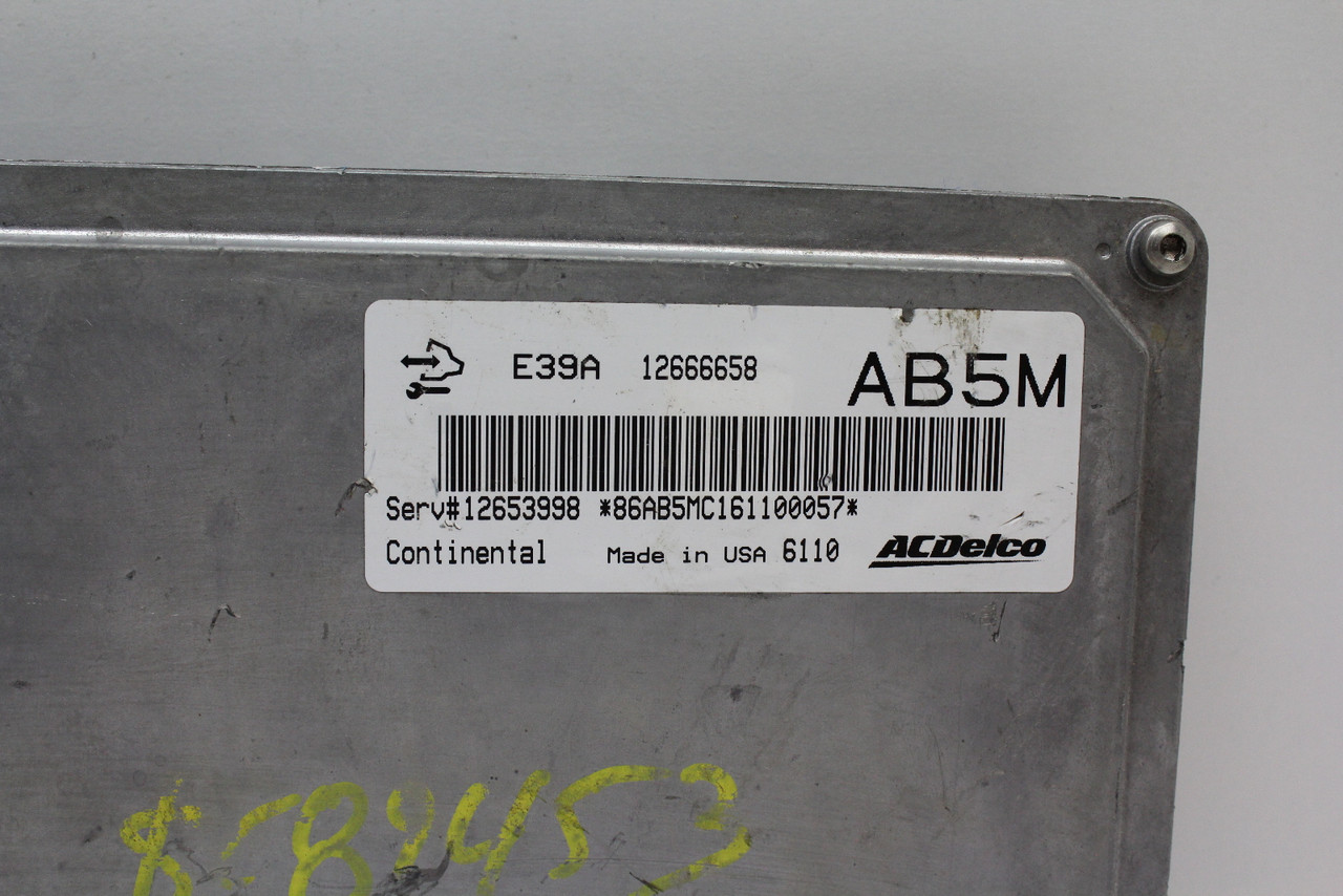 14 15 16 Caprice 12653998 Computer Brain Engine Control ECU ECM EBX Module