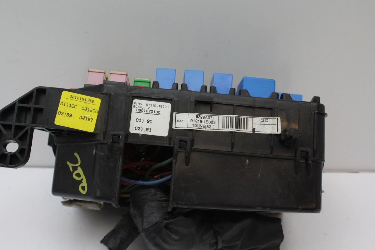 2009 09 Hyundai Accent 91219-1E083 Fusebox Fuse Box Relay Unit Module