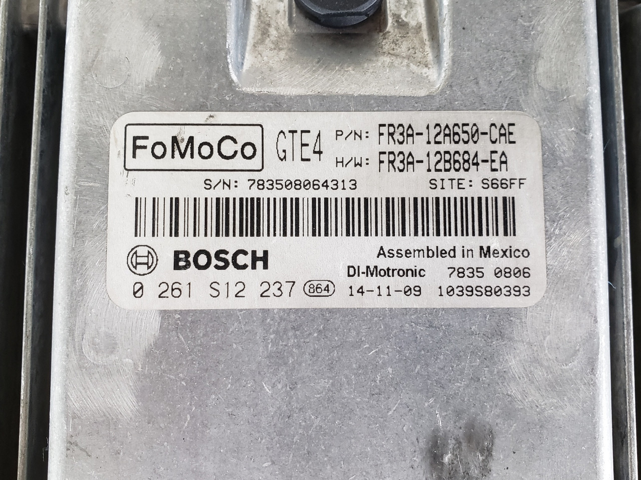 2015 Mustang FR3A-12A650-CAE Computer Brain Engine Control ECU ECM EBX Module