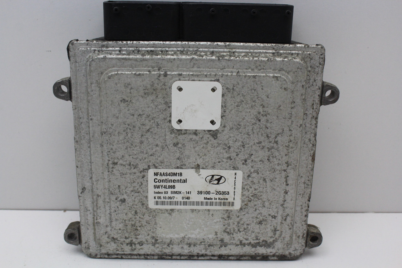 09 10 Hyundai Sonata 39100-2G353 Computer Brain Engine Control ECU ECM Module