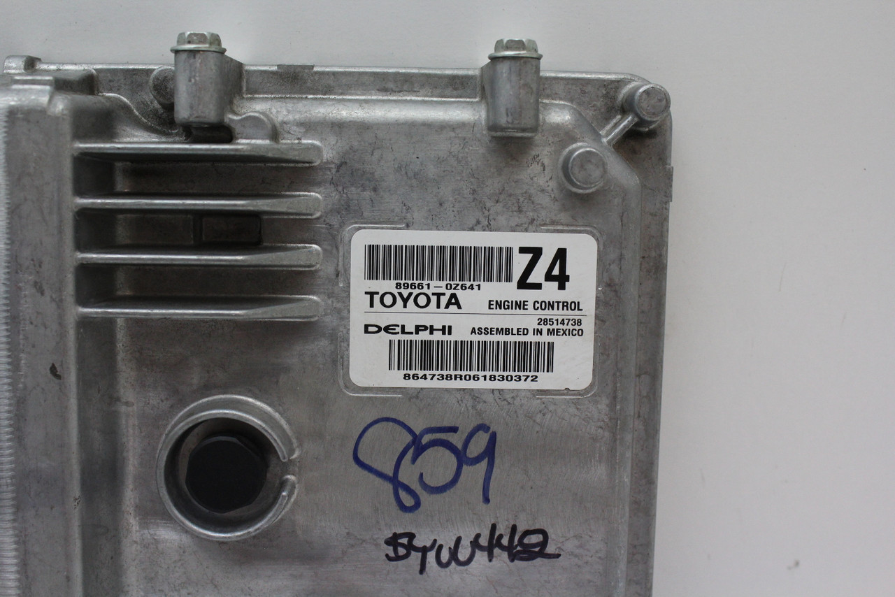 16 2016 Corolla 89661-0Z641 Computer Brain Engine Control ECU ECM EBX Module