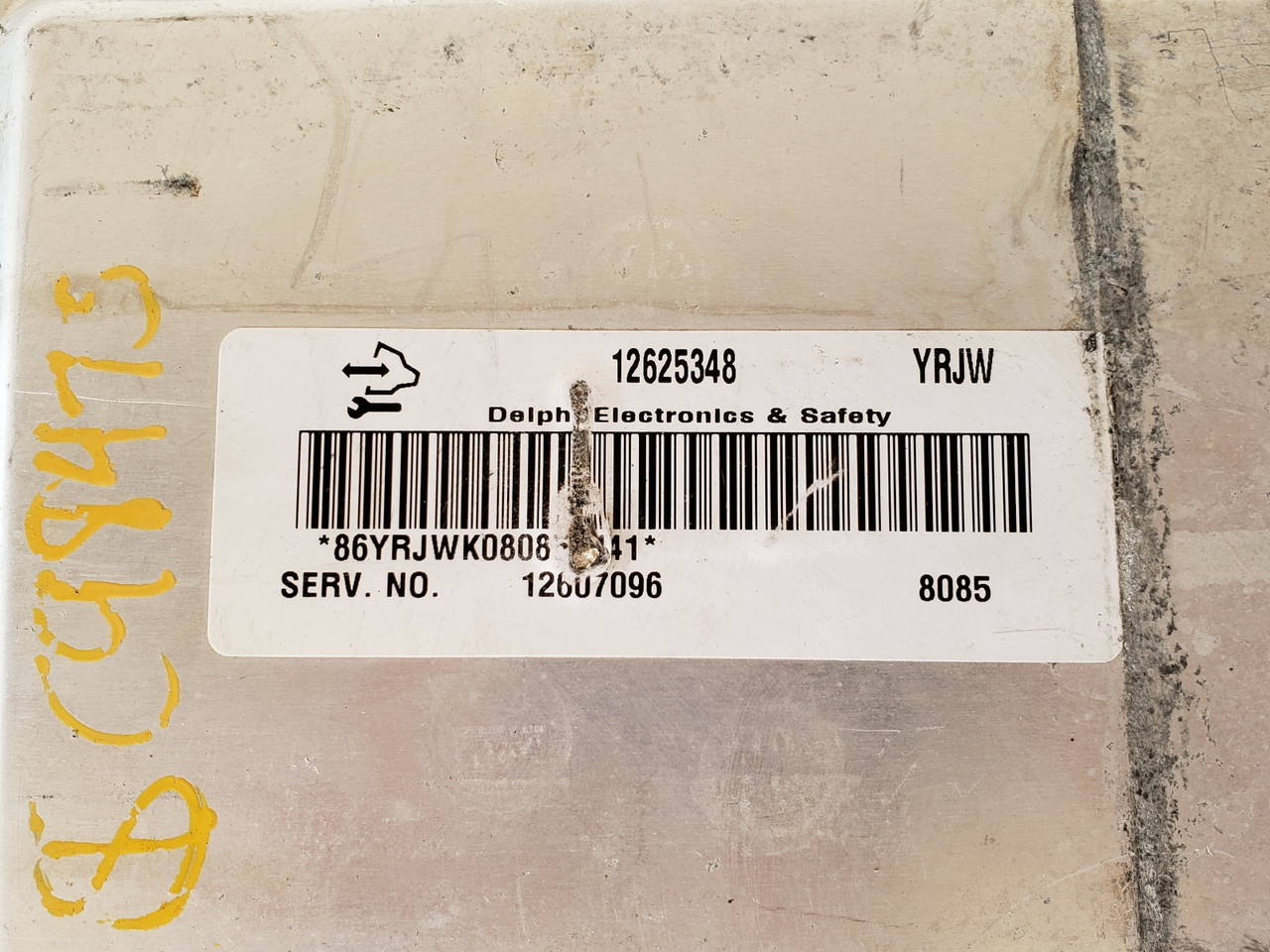 2008 Chevy Colorado 12607096 Computer Brain Engine Control ECU ECM EBX Module