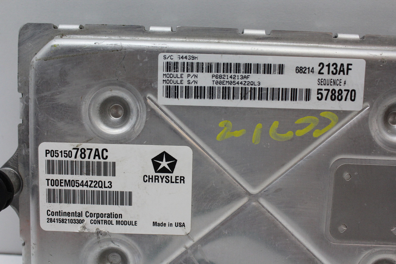 2014 14 Dodge Charger 3.6L P68214213AF Computer Engine Control ECU ECM Module