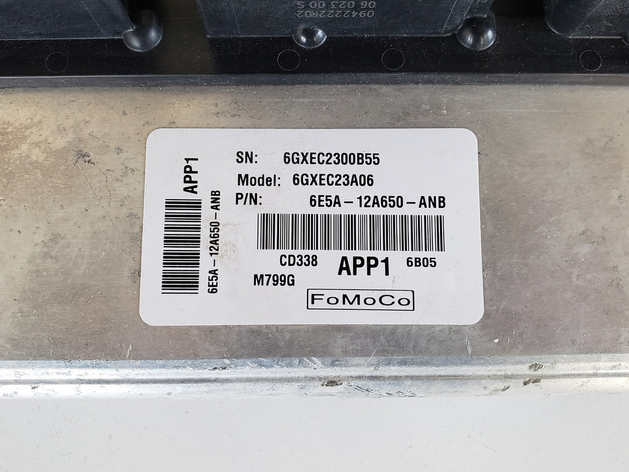 06-07 Fusion 6E5A-12A650-ANB Computer Brain Engine Control ECU ECM EBX Module