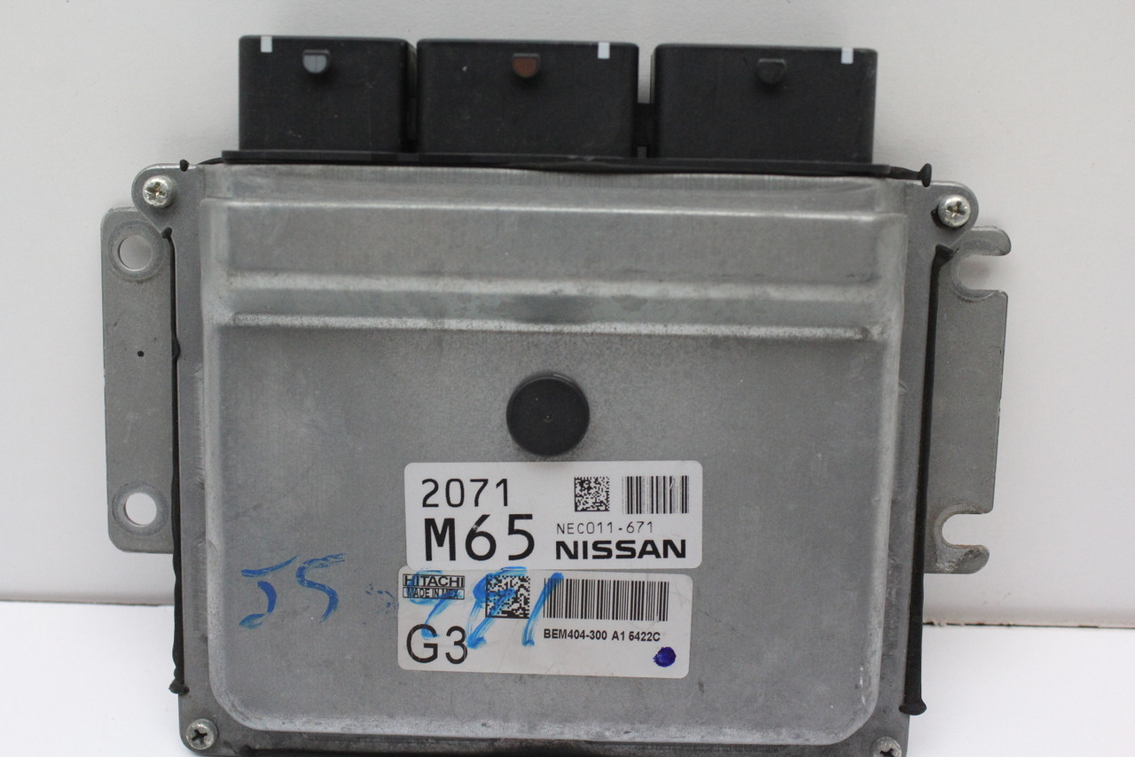 13 14 15 Nissan Sentra NEC011-671 Computer Engine Control ECU ECM EBX Module 13 14 15 Nissan Sentra NEC011-671 Computer Engine Control ECU ECM EBX Module