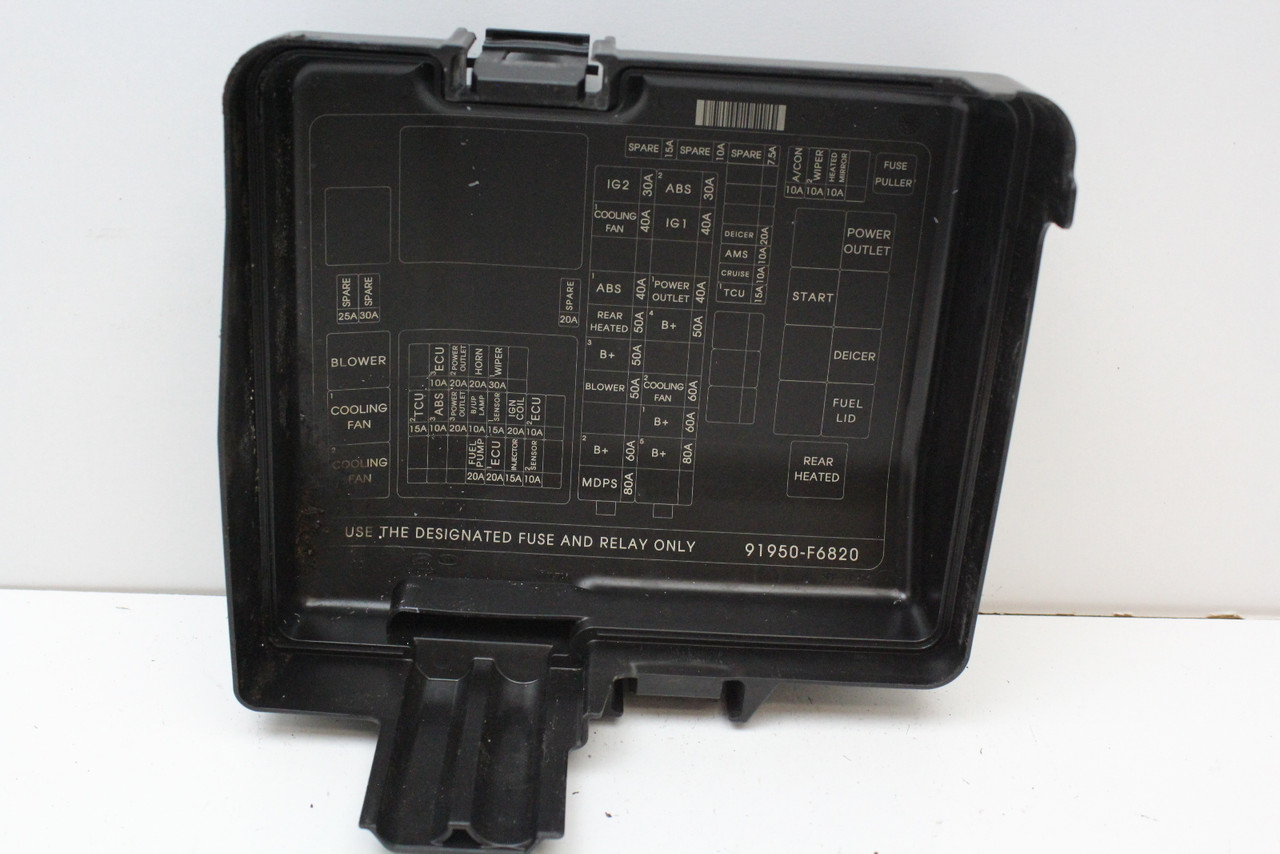 17 18 19 Kia Cadenza 91223-F6852 Fusebox Fuse Box Relay Unit Module
