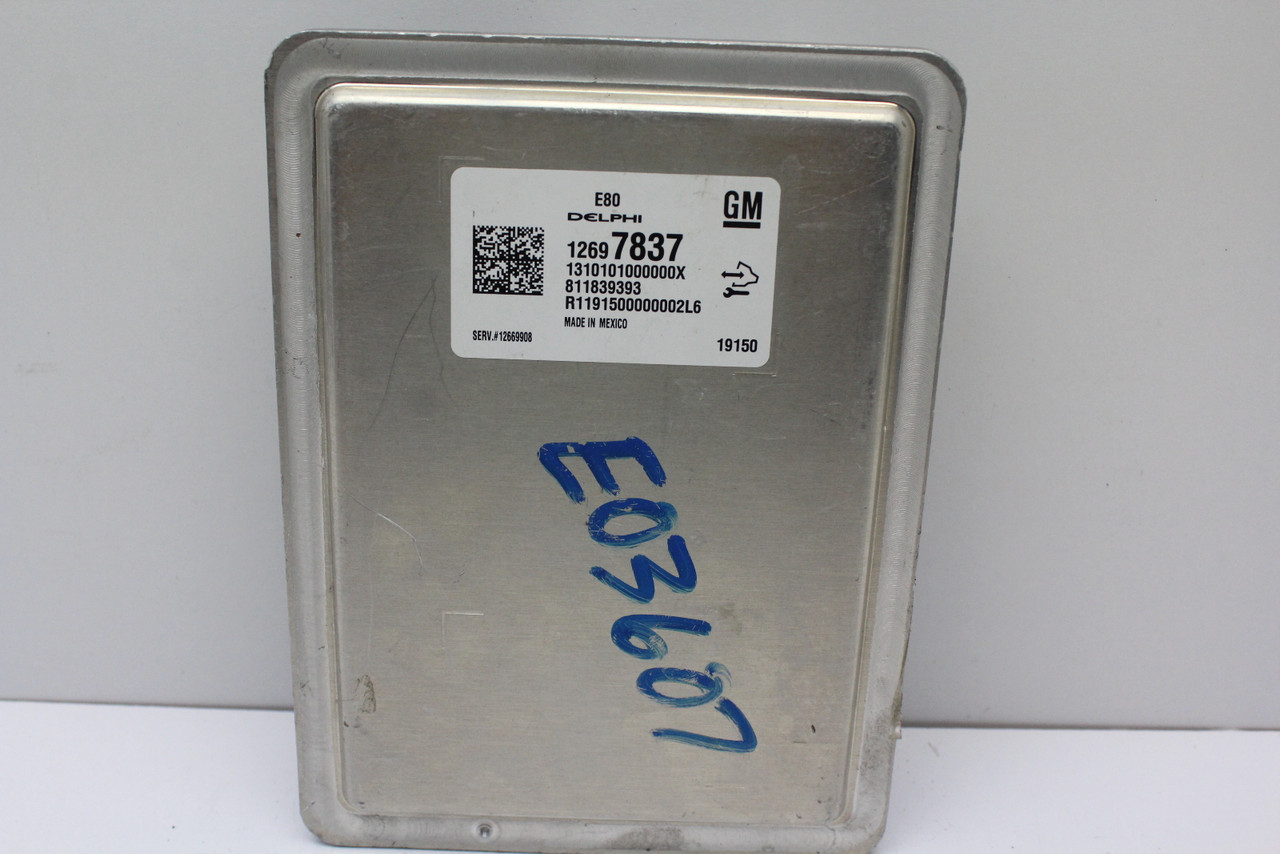 17-19 Chevrolet Cruze 12669908 Computer Brain Engine Control ECU ECM EBX Module
