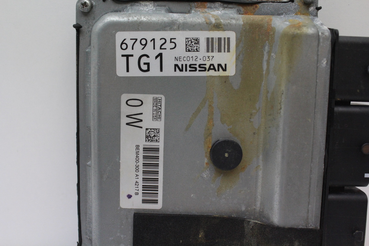 13 14 Nissan Altima NEC012-037 Computer Brain Engine Control ECU ECM Module 13 14 Nissan Altima NEC012-037 Computer Brain Engine Control ECU ECM Module