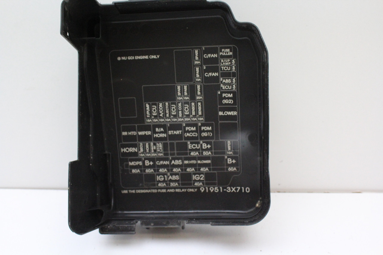 14 15 16 Kia Forte 91950-3X510 Fusebox Fuse Box Relay Unit Module