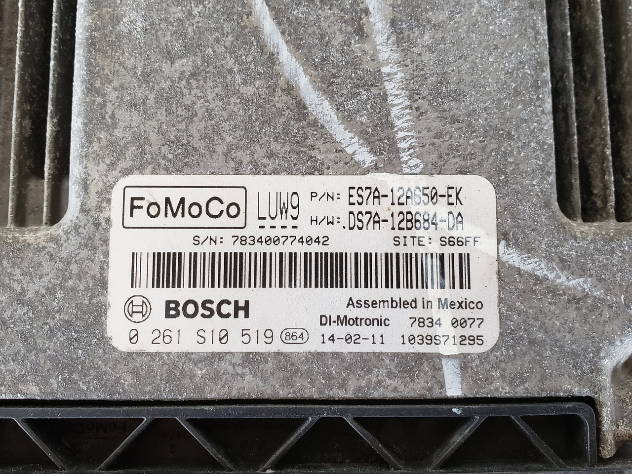 2014-2016 Fusion ES7A-12A650-EK Computer Brain Engine Control ECU ECM EBX Module