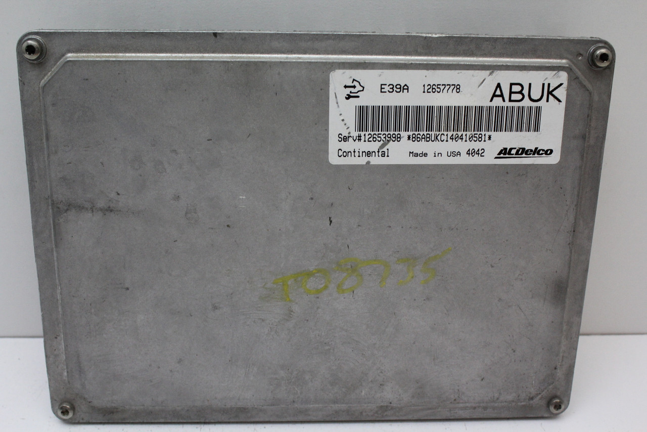 14 15 16 Impala 12653998 Computer Brain Engine Control ECU ECM EBX Module