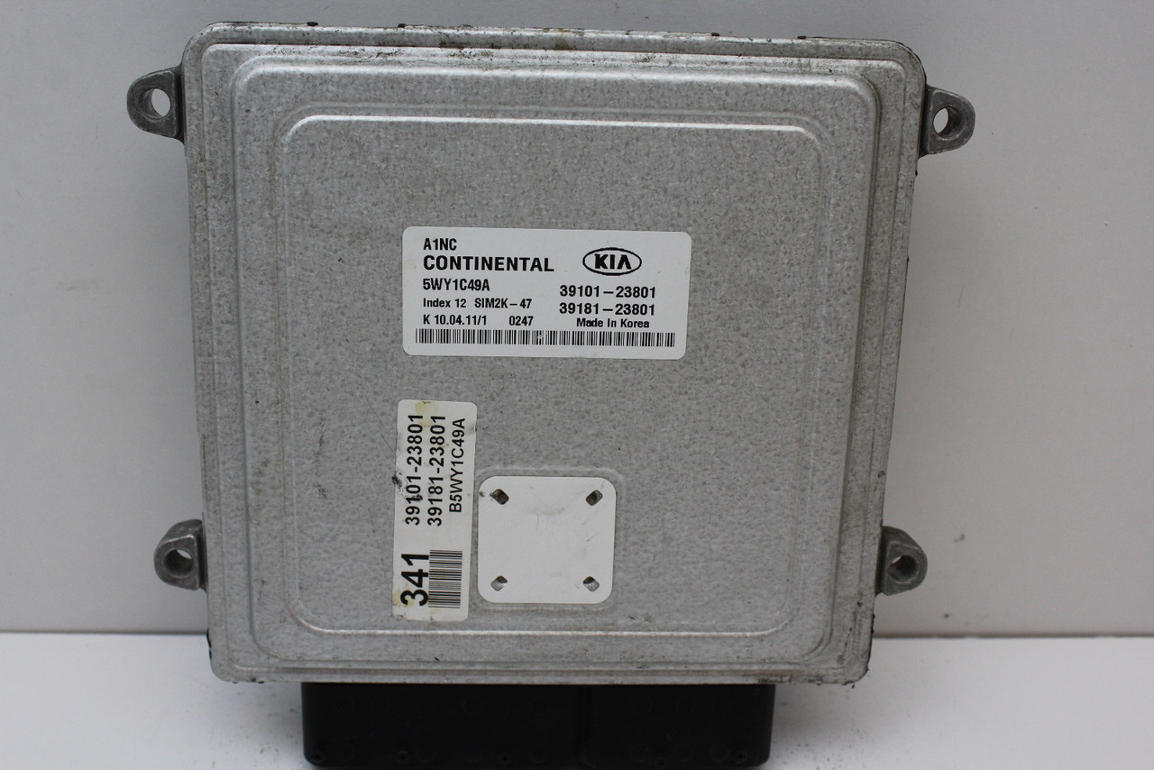 11 2011 Kia Soul 39181-23801 Computer Brain Engine Control ECU ECM EBX Module