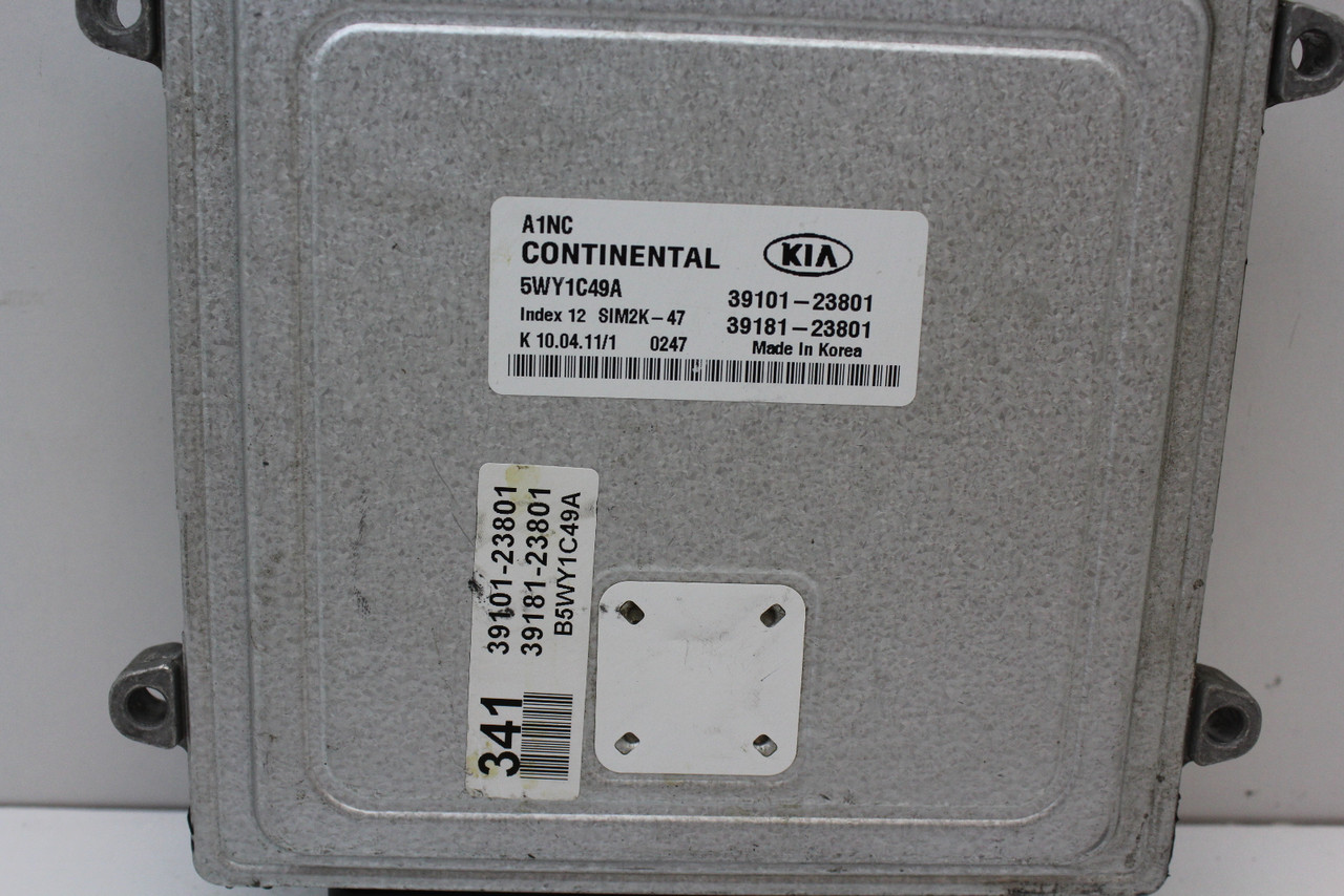 11 2011 Kia Soul 39181-23801 Computer Brain Engine Control ECU ECM EBX Module