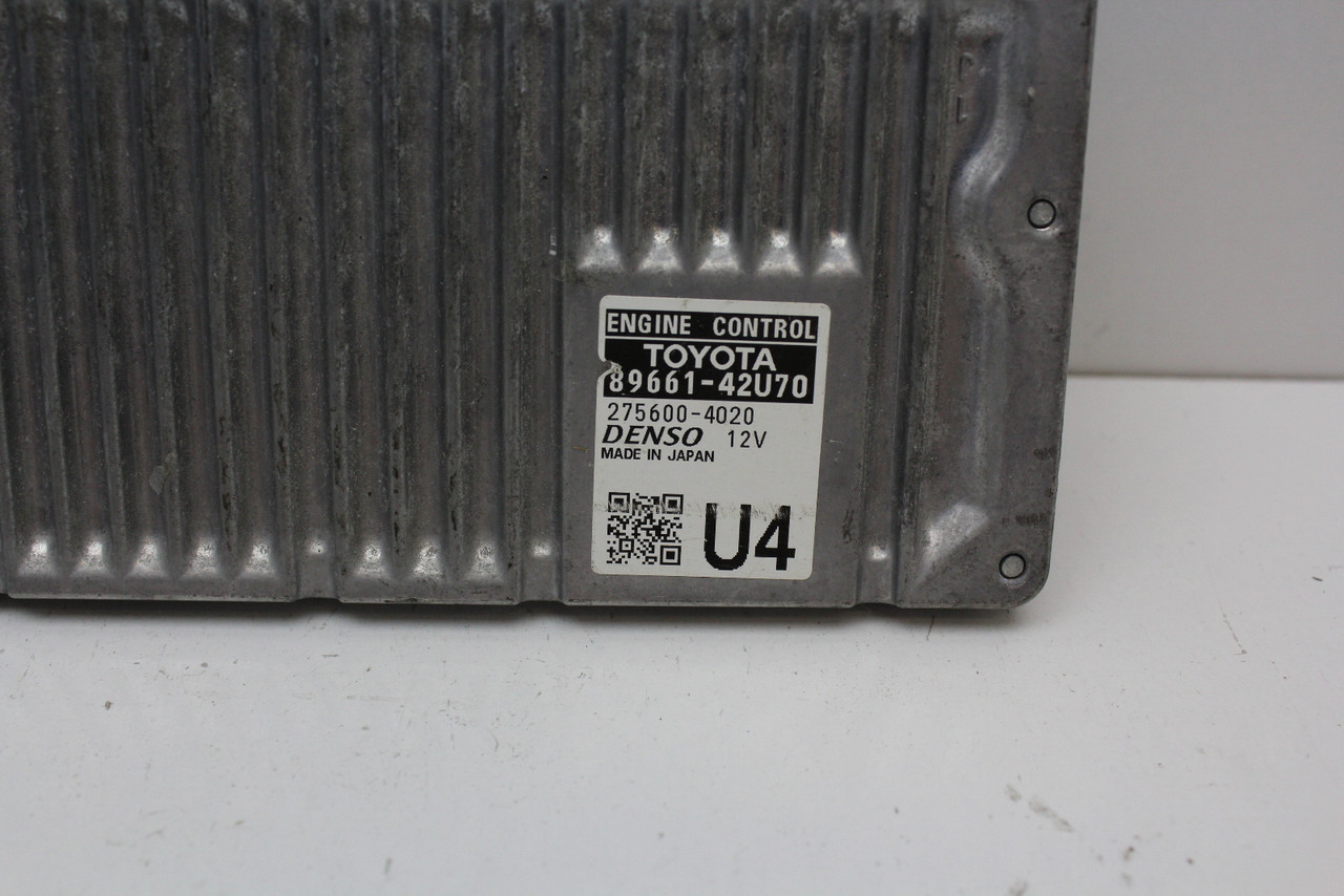 15 2015 Toyota Rav4 89661-42U70 Computer Brain Engine Control ECU ECM EBX Module