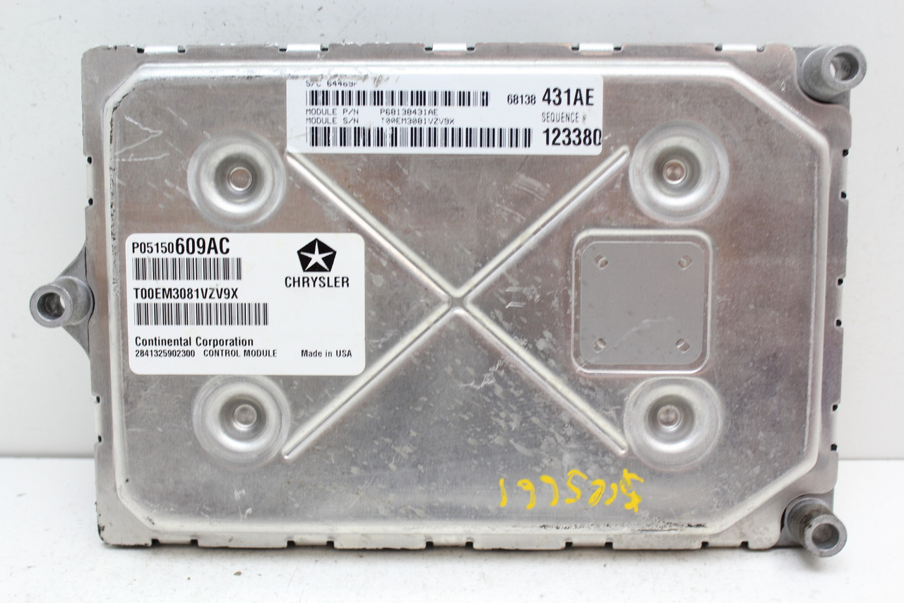 2012 12 Chrysler 300 P68138431AE Computer Engine Control ECU ECM EBX Module