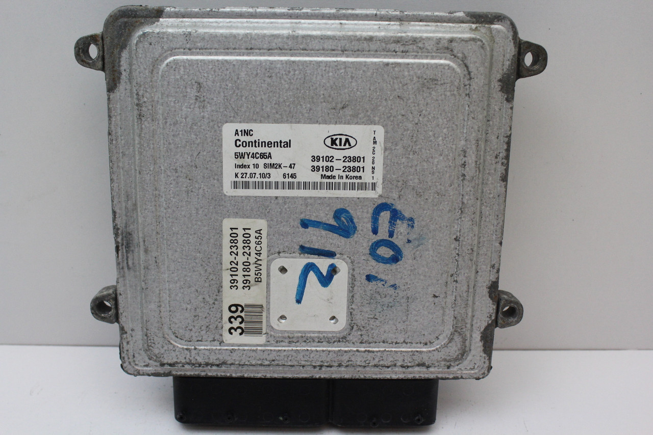 11 2011 Kia Soul 39180-23801 Computer Brain Engine Control ECU ECM EBX Module