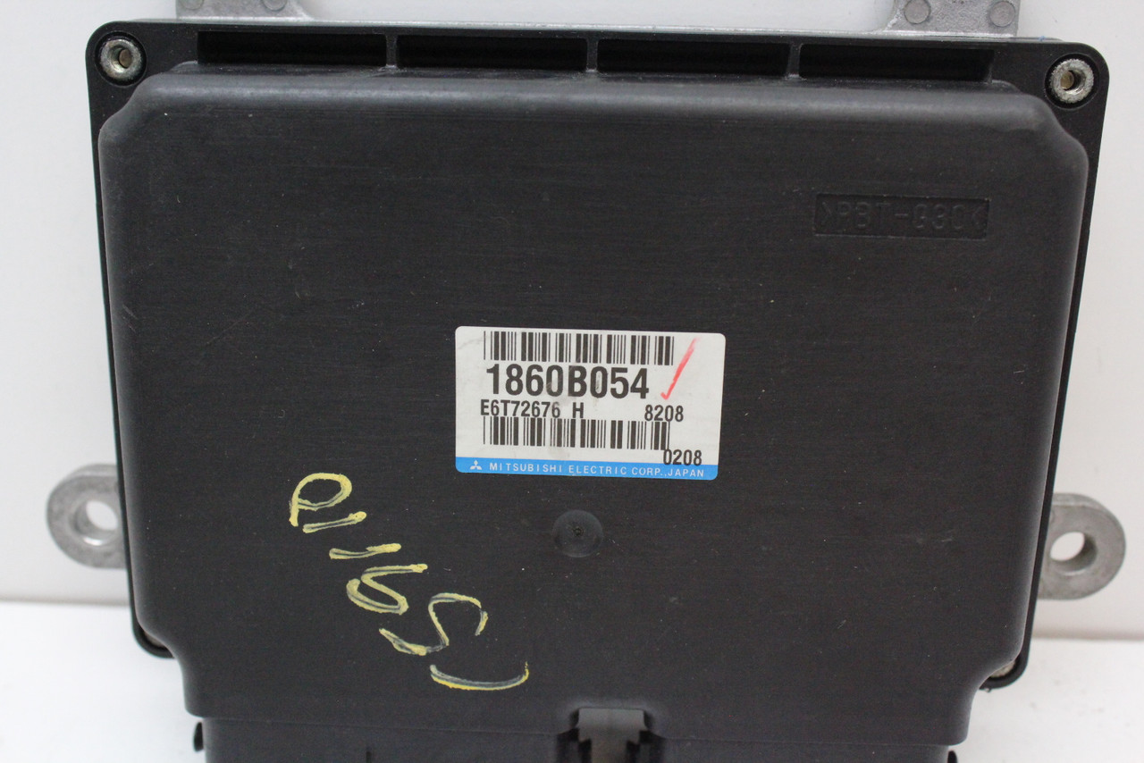 09-15 Mitsubishi Lancer 1860B054 Computer Engine Control ECU ECM EBX Module