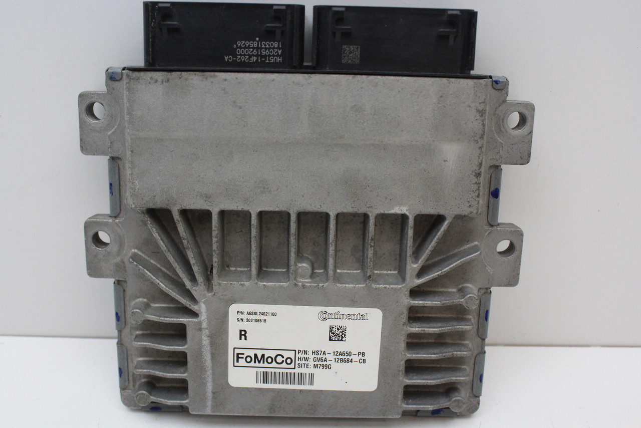 17-19 Ford Fusion HS7A-12A650-PB Computer Engine Control ECU ECM EBX Module
