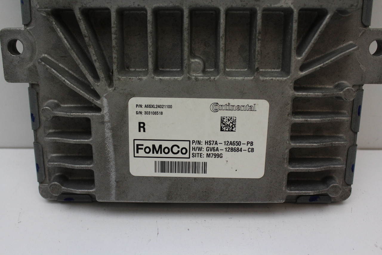 17-19 Ford Fusion HS7A-12A650-PB Computer Engine Control ECU ECM EBX Module