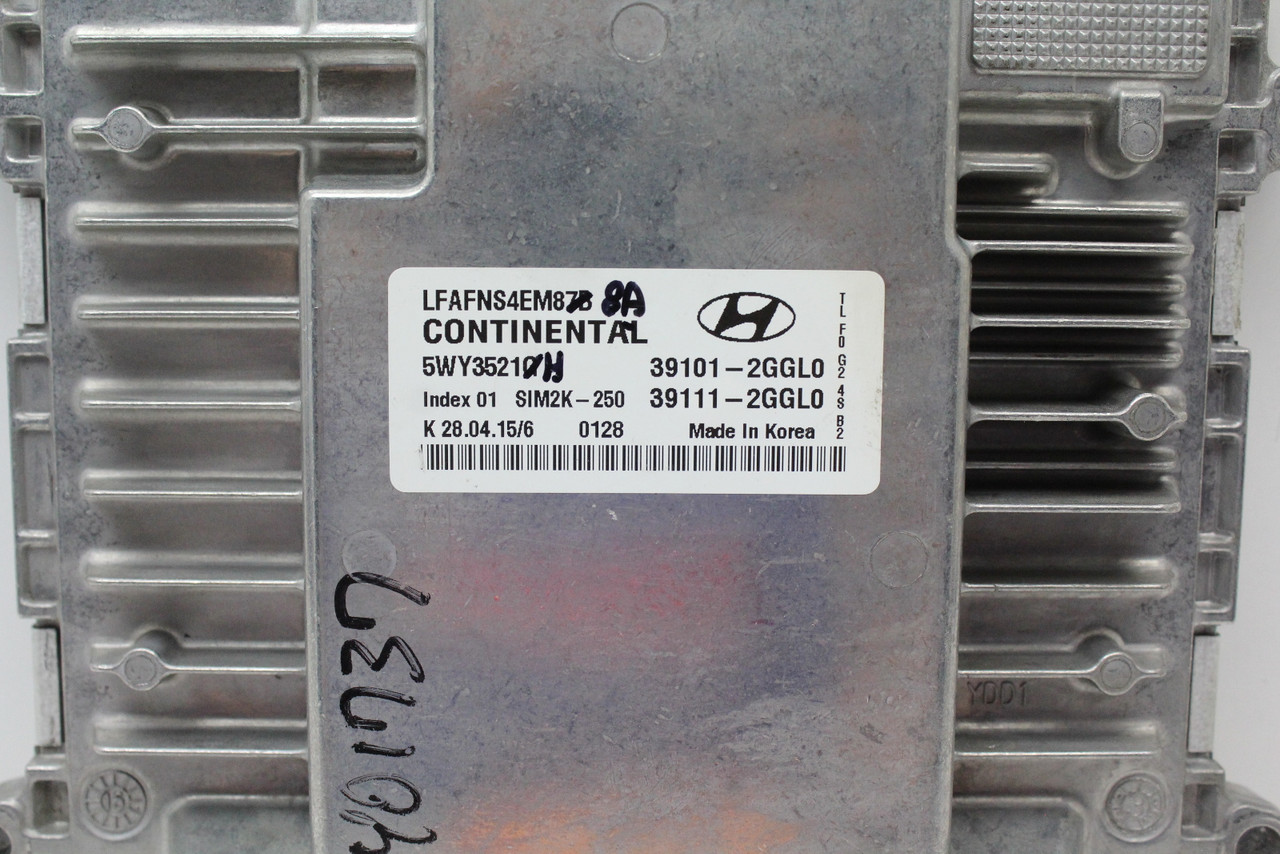15 16 17 Sonata 39111-2GGL0 Computer Brain Engine Control ECU ECM EBX Module