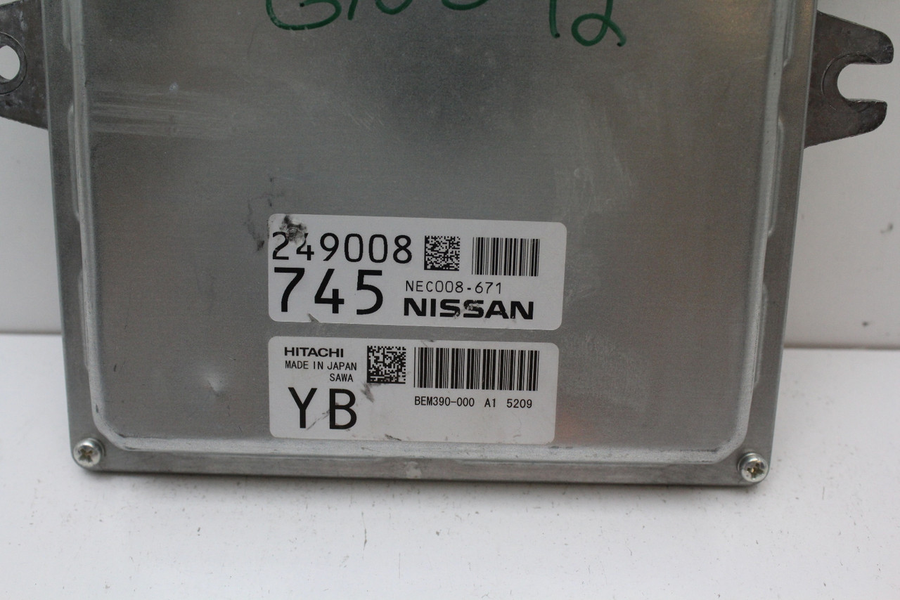 14-17 Nissan 370Z NEC008-671 Computer Brain Engine Control ECU ECM EBX Module