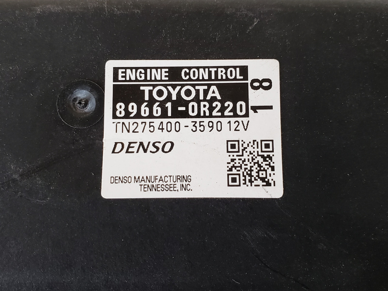 2011 Toyota Rav4 89661-0R220 Computer Brain Engine Control ECU ECM EBX Module