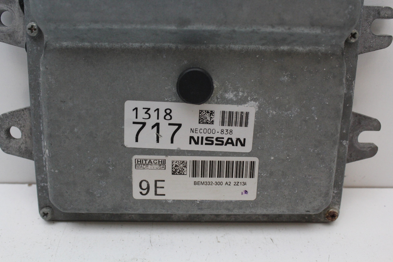 13 2013 Nissan Versa 1.6L NEC000-838 Computer Engine Control ECU ECM EBX Module 13 2013 Nissan Versa 1.6L NEC000-838 Computer Engine Control ECU ECM EBX Module