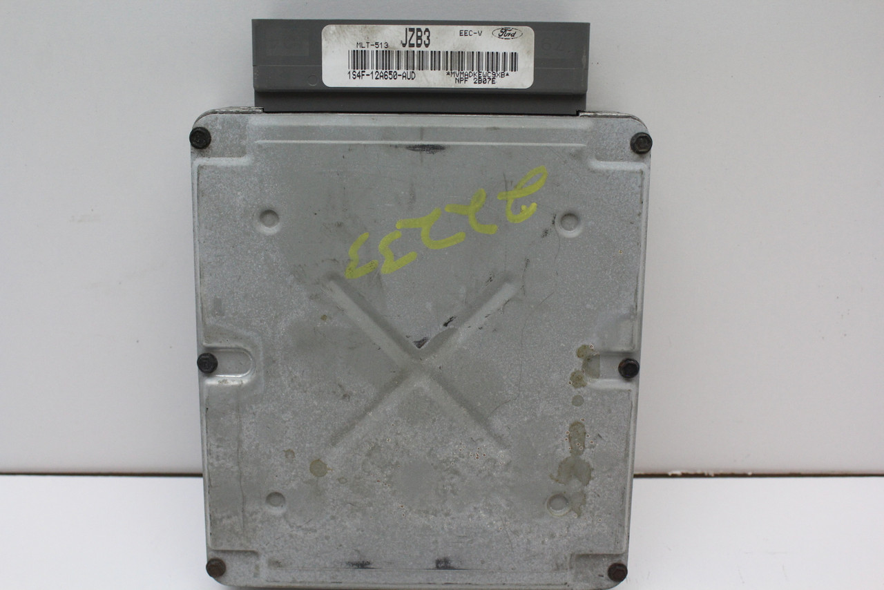 01 02 Ford Escort 1S4F-12A650-AUD Computer Engine Control ECU ECM EBX Module