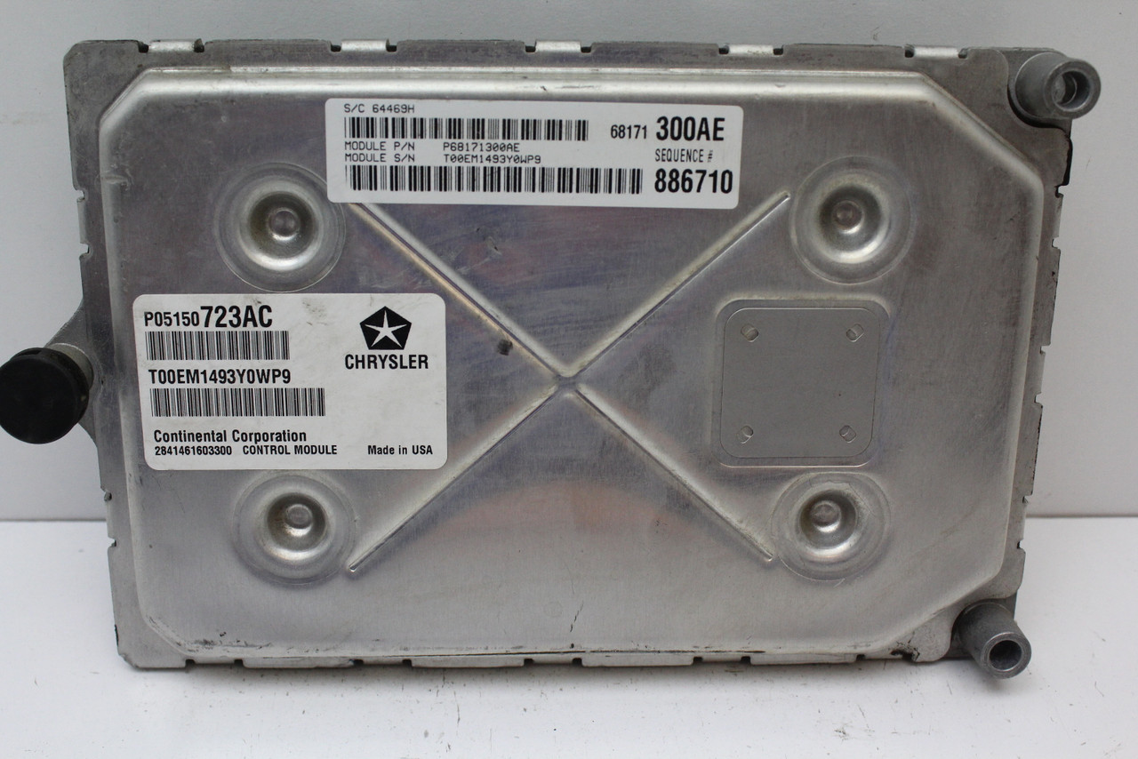 2013 Chrysler 300 P68171300AE Computer Brain Engine Control ECU ECM EBX Module