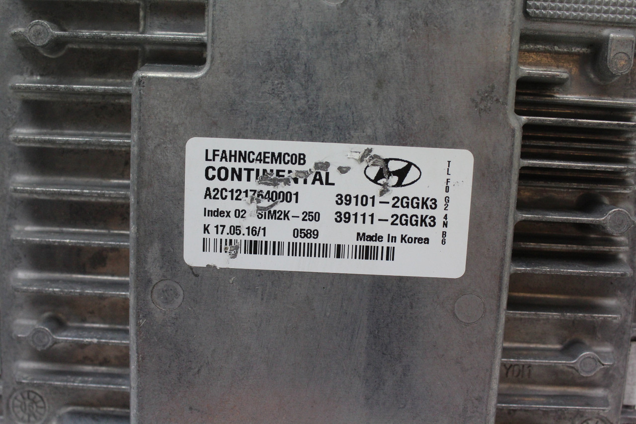 15-17 Hyundai Sonata 2.4L 39111-2GGK3 Computer Engine Control ECU ECM EBX Module