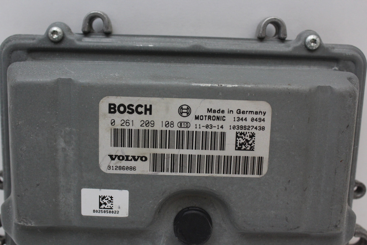 2012 12 Volvo S60 31286086 Computer Brain Engine Control ECU ECM EBX Module