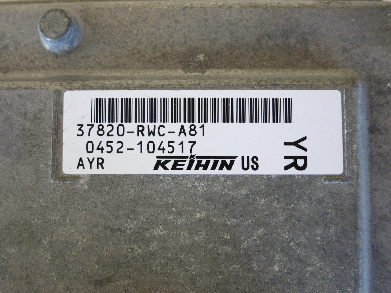 12 Acura RDX 37820-RWC-A81 Computer Brain Engine Control ECU ECM EBX Module 12 Acura RDX 37820-RWC-A81 Computer Brain Engine Control ECU ECM EBX Module
