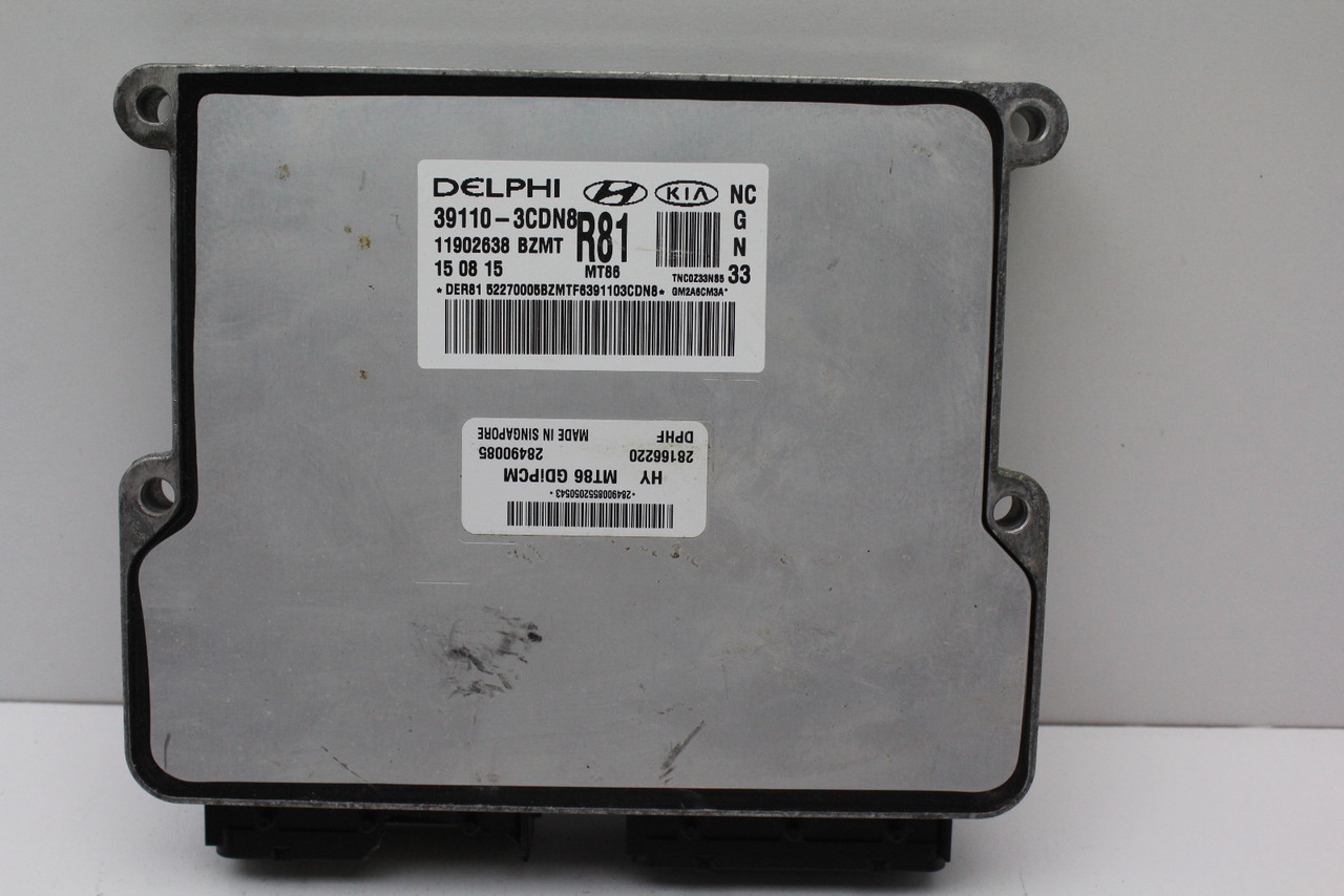13-16 Hyundai Santa Fe 39110-3CDN8 Computer Engine Control ECU ECM EBX Module