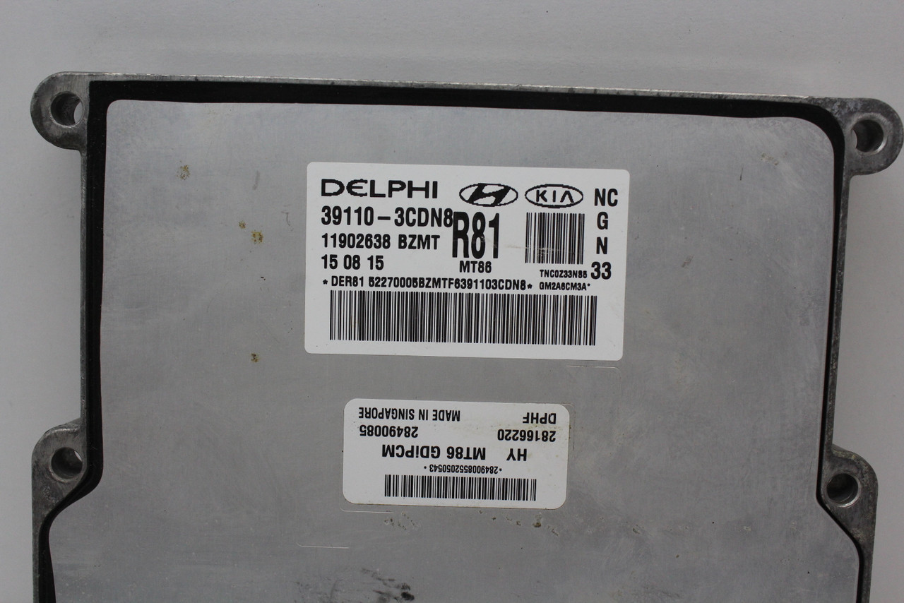 13-16 Hyundai Santa Fe 39110-3CDN8 Computer Engine Control ECU ECM EBX Module