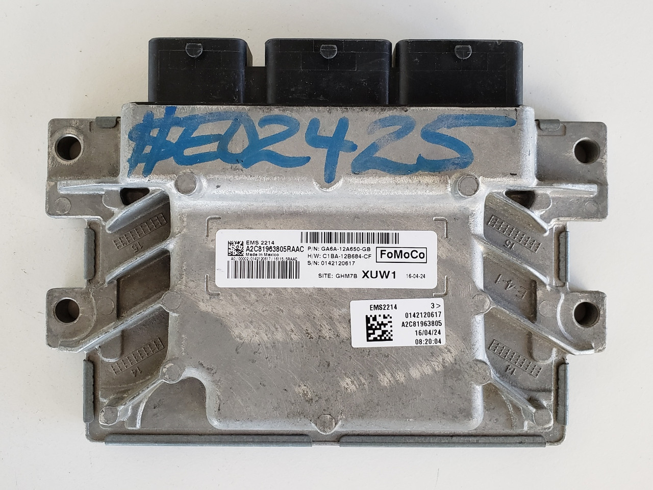2016-2018 Fiesta GA6A-12A650-GB Computer Brain Engine Control ECU ECM EBX Module