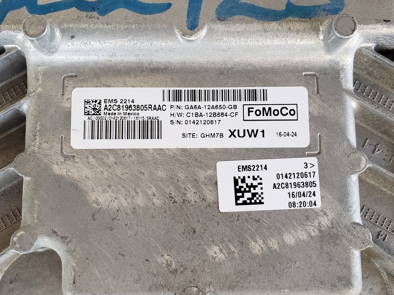 2016-2018 Fiesta GA6A-12A650-GB Computer Brain Engine Control ECU ECM EBX Module