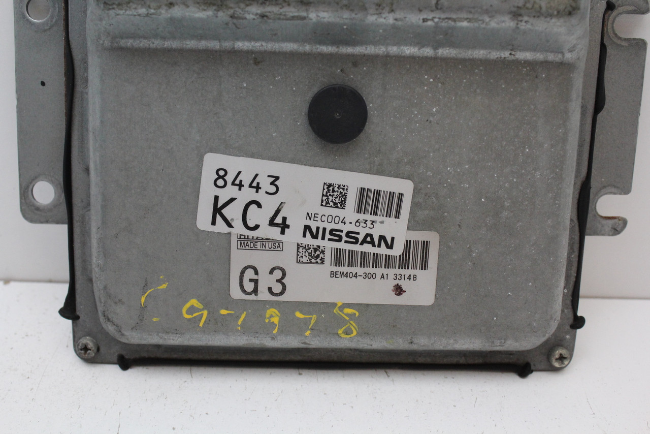 13-15 Nissan Sentra NEC004-633 Computer Brain Engine Control ECU ECM EBX Module