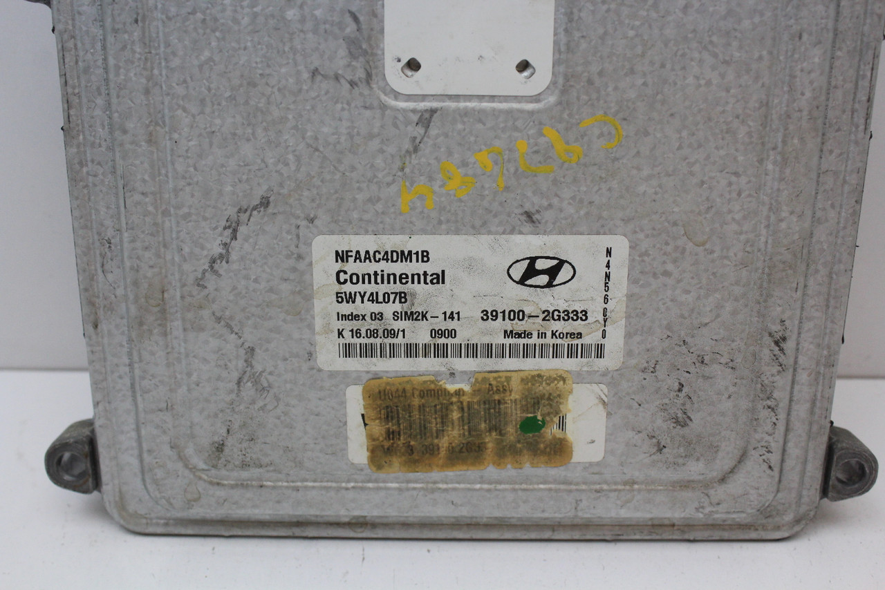 09-10 Hyundai Sonata 39100-2G333 Computer Engine Control ECU ECM