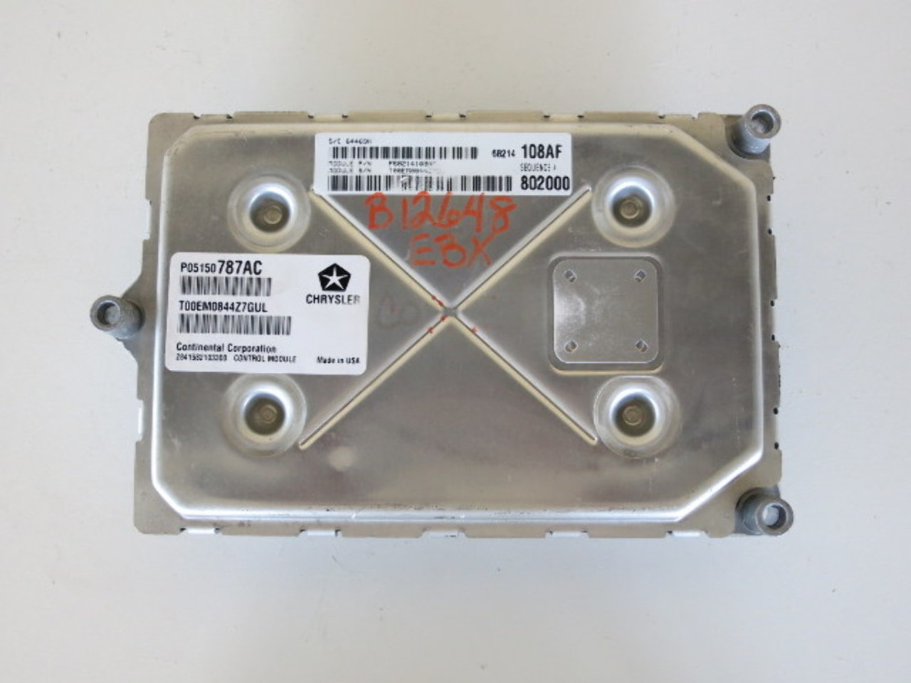 14 Chrysler 300 05150787AC Computer Brain Engine Control ECU ECM EBX Module