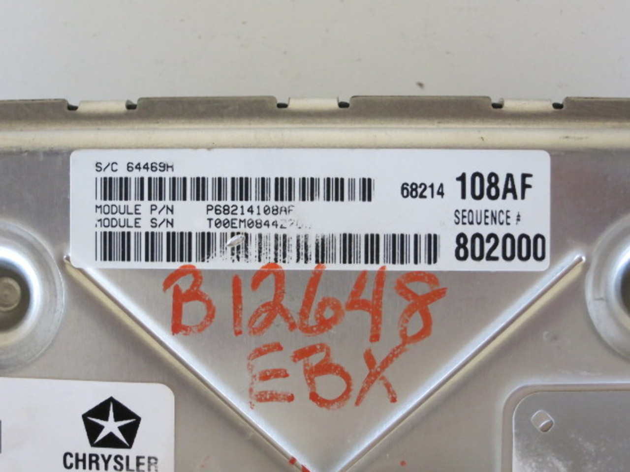14 Chrysler 300 05150787AC Computer Brain Engine Control ECU ECM EBX Module