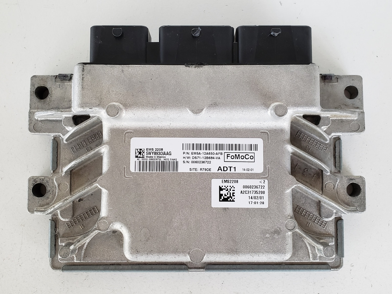 2014-2016 C-Max CMax EM5A-12A650-AFB Computer Engine Control ECU ECM EBX Module