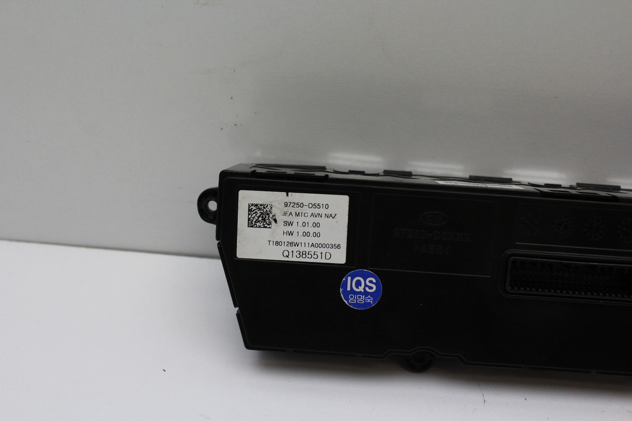 16 17 18 Optima 97250-D5510 Climate Control Panel Temperature Unit A/C Heater